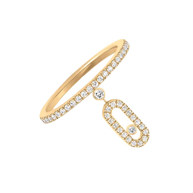 EXCLUSIVE | Chaira Dangling Ring Diamanté
